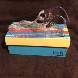 Little girl clear sandal size 1